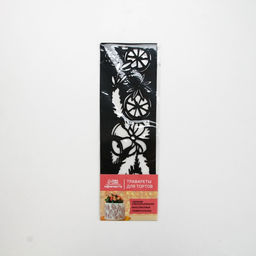 Цена за 5 шт. Трафарет для торта новогодний Рождество, 32?10 см - KONFINETTA фото 3