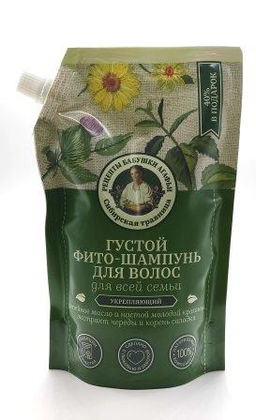 РБА Сибирская Травница Фито-шампунь д/волос "Густой. Укрепляющий. Для всей семьи" (500мл).12
