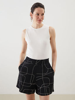 Bisiklet Yaka Dokulu Kad?n Atlet