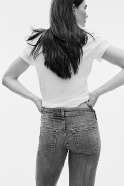 Flared Leg Ultra Low Waist Jeans - H&m фото 6
