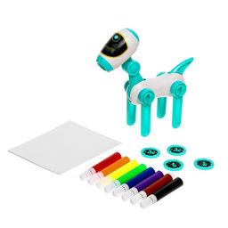 Проектор-лампа для рисования Космическая собачка, 4 слайда, 32 картинки, 8 фломастеров, МИКС - Zabiaka фото 2