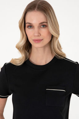 Kad_n Siyah Ti__rt Sepette S_rpriz _ndirim - U.s. polo assn фото 2