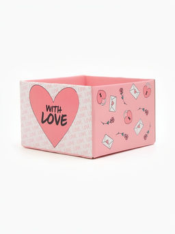 Цена за 2 шт. Коробка With love 12х12х8,5 см Б/К 270 гм/2