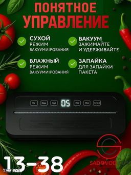 Вакууматор для хранения пищевых продуктов