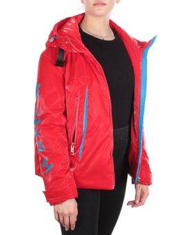 D004 RED Куртка демисезонная женская (100 гр. синтепон)