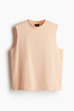 Camiseta sin mangas efecto lavado Regular Fit - H&m фото 2