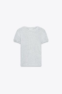 SOFT SHORT SLEEVE T-SHIRT - Zara фото 4