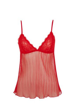 Fall in Love Y?lbas? Temal? Triangle Dantelli K?rm?z? Ust