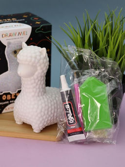 Алмазная мозаика на копилке (нижняя загрузка) Draw Me! Cute sheep, (8.5*11*15 см)