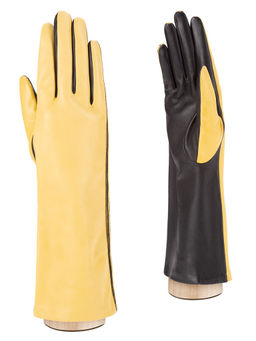 Перчатки женские ш/п F-IS0065 lemon/black - Eleganzza фото 7