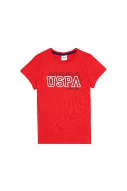 Детская красная футболка с круглым вырезом Неожиданная скидка в корзине - U.s. polo assn фото 10