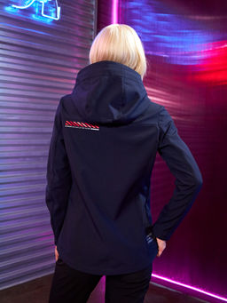 Женская мембранная куртка виндстоппер на флисе Azimuth Сияние 124/23983_709 Темно-Синий  фото 22