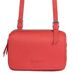 Женская кожаная сумка Кросс-боди