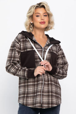 Рубашка Больше чем стиль (коричневая) Б14735-50М