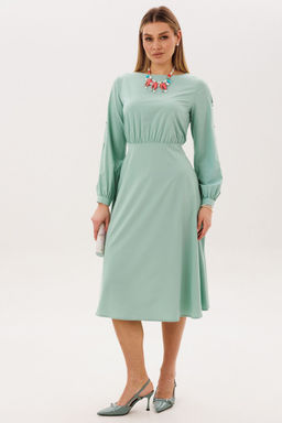 Платье ANELLI 1836 дымчатый нефрит  фото 10