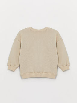 Bisiklet Yaka Uzun Kollu Bask?l? Erkek Bebek Sweatshirt - Waikiki фото 2