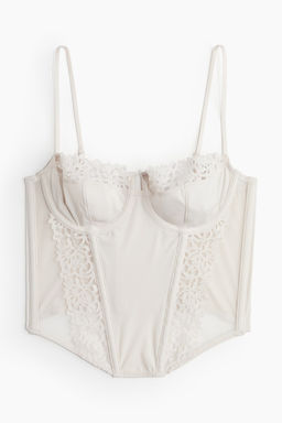 Bustier bordado sin relleno - H&m фото 4