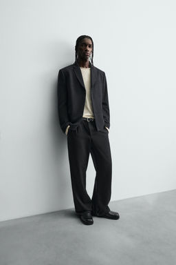 WOOL BLEND SUIT TROUSERS - Zara фото 6
