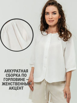 Рубашка с круглым вырезом