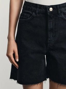 Джинсовые шорты А-силуэта / Zarina фото 6