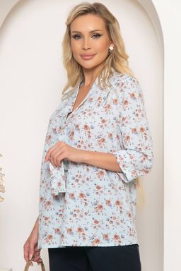 Блуза Правила успеха (нежно-голубая) Б4159 - Lt collection фото 5