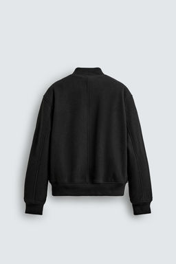CAZADORA BOMBER COMBINADA / Negro - Zara фото 8