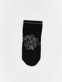 Desenli Kad?n Patik ?orap 3l?