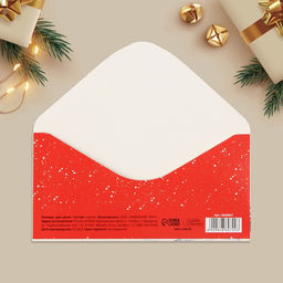 Цена за 10 шт. Конверт для денег «С Новым годом!», 16.5 х 8 см