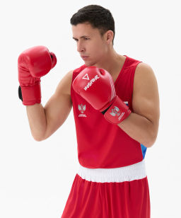 Перчатки боксерские INSANE RBF IN25-BG700, красный, 10 oz  фото 6