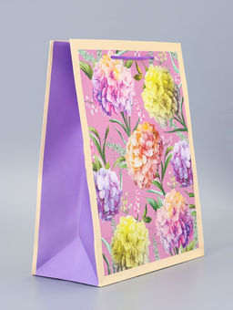 Цена за 2 шт. Пакет подарочный ламинированный Нежность 26?12?32 см