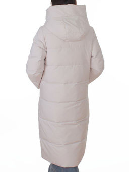 A8356 BEIGE Пальто зимнее женское (200 гр. холлофайбер)