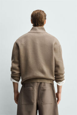 JERSEY CUELLO CREMALLERA / Beige - Zara фото 3
