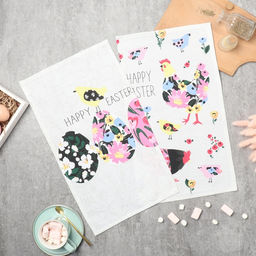 Набор кух. полотенец Доляна Happy easter 2 шт, 28х46 см, рогожка, 100% хл, 160г/м2  фото 11