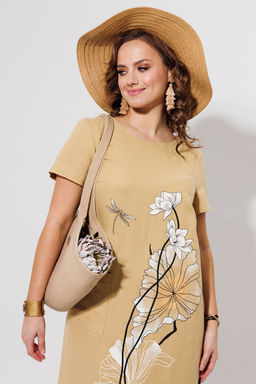 Платье Galean Style 963 песочный