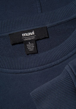 Lacivert Sweatshirt - Mavi фото 6