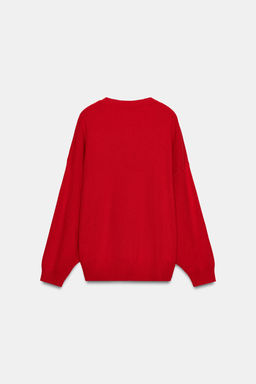 DEEP NECK KNIT JUMPER - Zara фото 3
