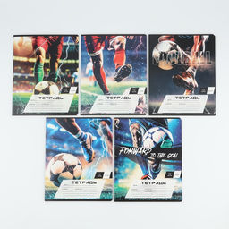 Тетрадь 12 листов в линию Мяч, обложка мелованный картон, блок №2, 5 видов МИКС