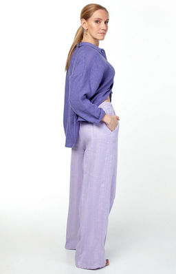 Умягченный лен 100% брюки