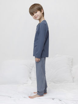 К 1606/грозовая туча,маленькая клеточка пижама дет