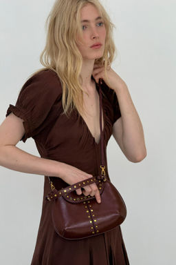 STUDDED SHOULDER BAG - Zara фото 8