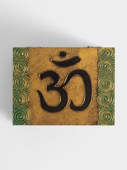 Шкатулка «Ом», 19×15×7 см, МДФ