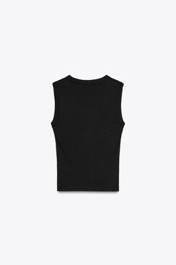 V-NECK TOP - Zara фото 4