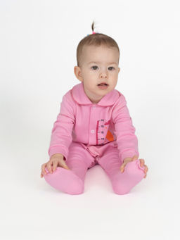 Комбинезон ясельный розовый совята