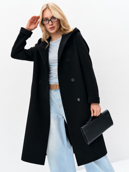 Пальто женское демисезонное 27021 (черный )