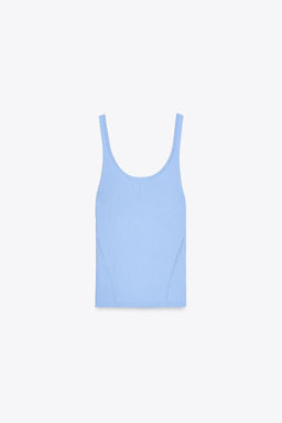 FITTED KNIT TOP - Zara фото 4