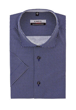 Сорочка мужская короткий рукав GREG 223/107/06/Z/1 STRETCH  фото 6