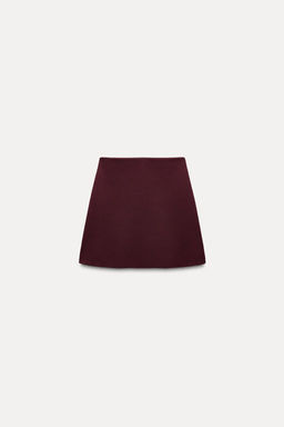 PLAIN KNIT MINI SKIRT - Zara фото 5