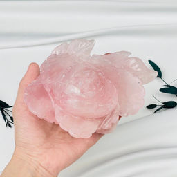 Цветок из Розового кварца