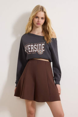 Koyu Kahverengi Etek TWOAW24ET00215