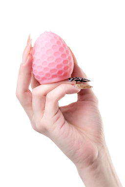 Мастурбатор A-Toys Pufl, розовый, ТРЕ, 6 см 2,7 см - Toyfa фото 4